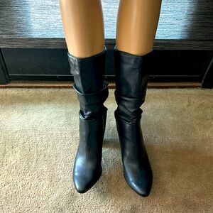 Banana republic imitation, leather slouchy boot in size 8 1/2